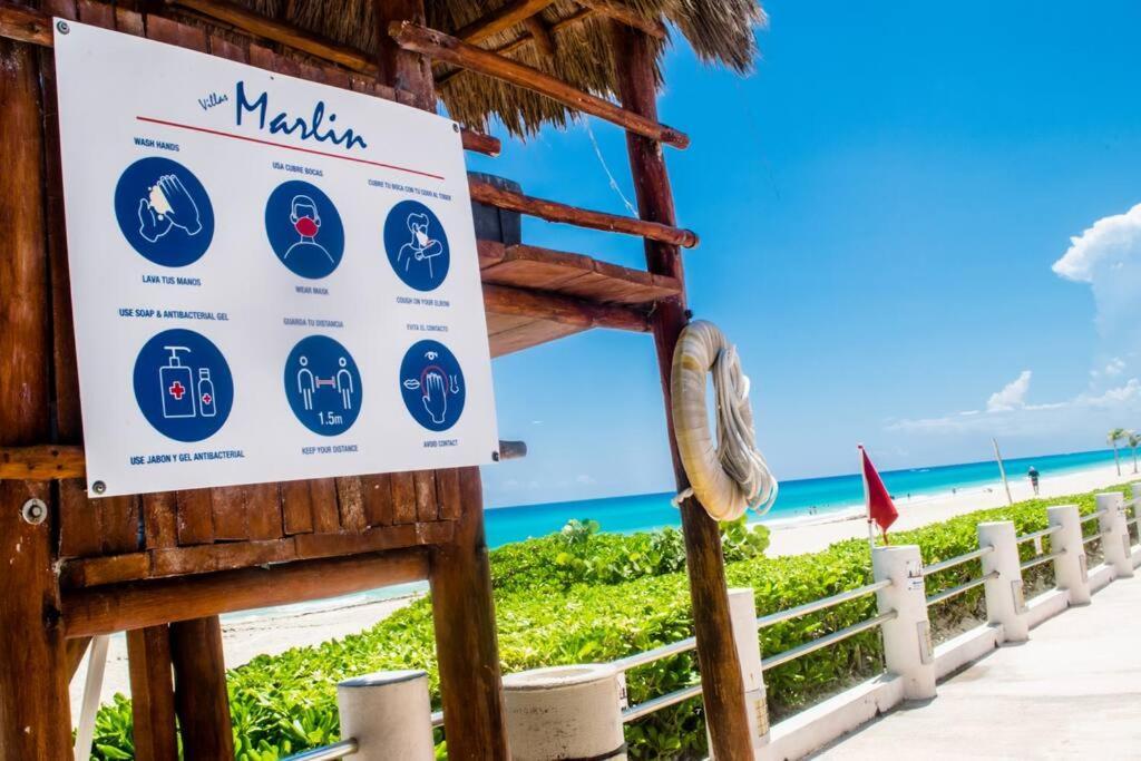 Ocean Front Villa Marlin, Best Location In Hotel Zone #109 Cancun Ngoại thất bức ảnh