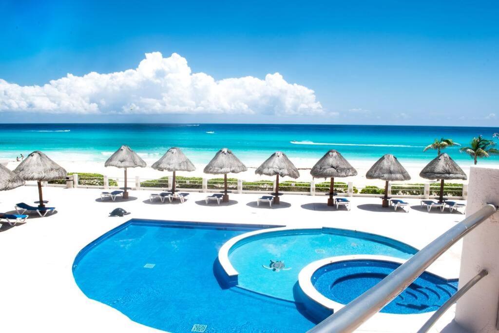 Ocean Front Villa Marlin, Best Location In Hotel Zone #109 Cancun Ngoại thất bức ảnh